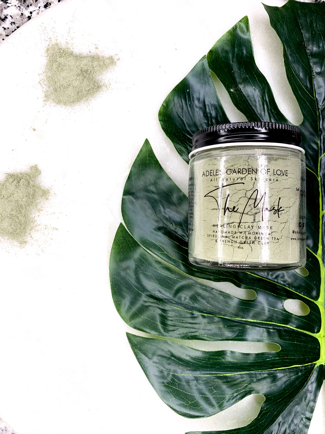 The Mask | Herbal Healing French Green Clay Mask W/ Moringa & Spirulina